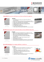 Incubadores de CO<sub>2</sub>